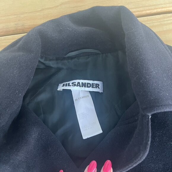 JILSANDER WOOL Cashmere Coat BLAZER Jacket made in Italy size 38 - Picture 7 of 12